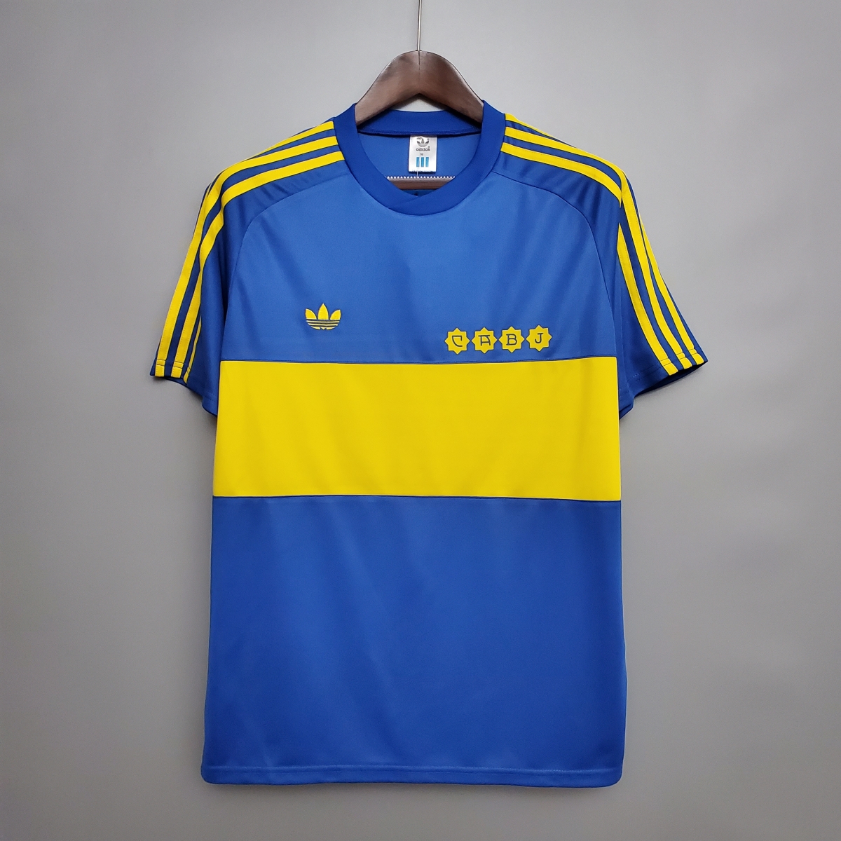 Retro 1981 Boca Juniors home Soccer Jersey