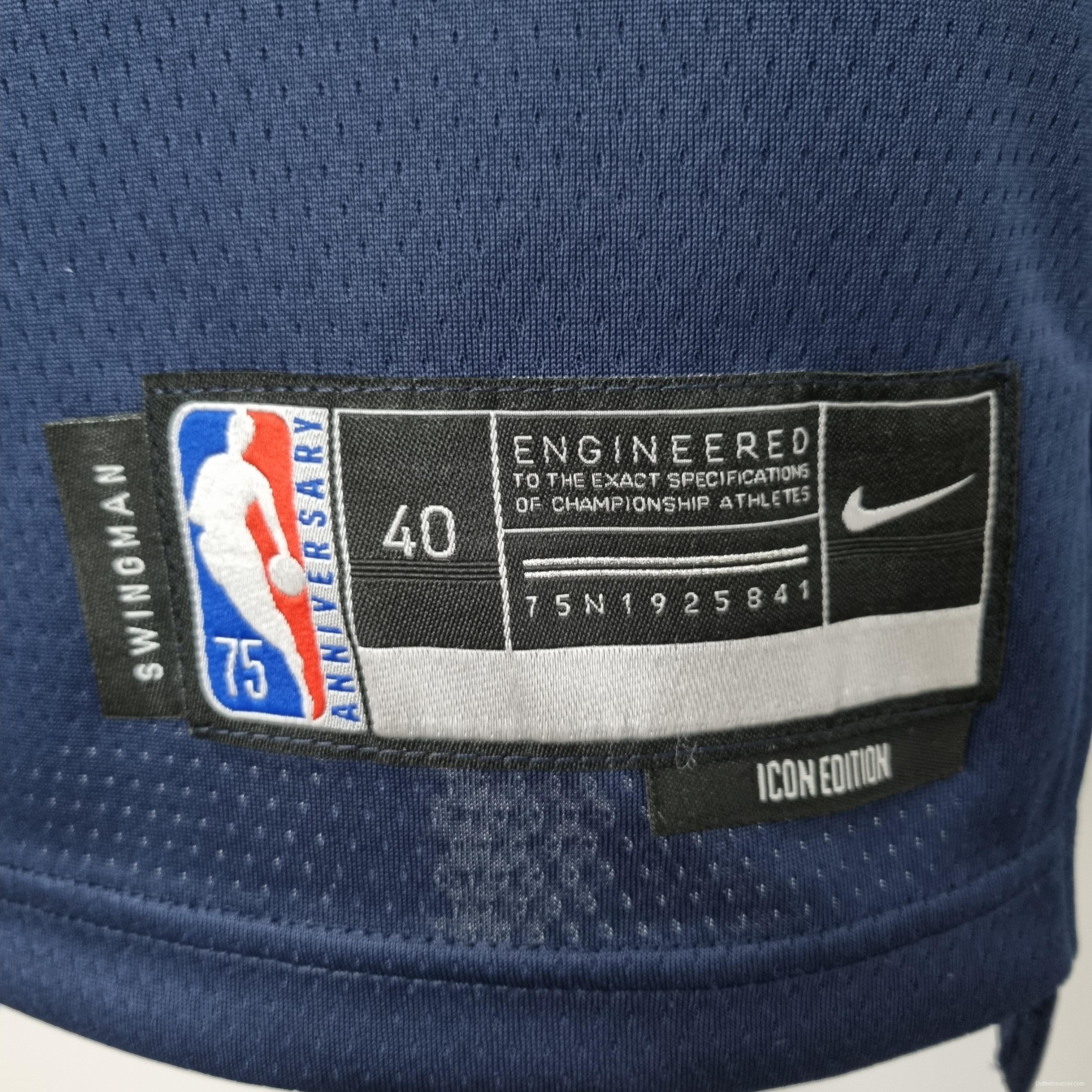 75th Anniversary Minnesota Timberwolves Rose #25 Royal Blue NBA Jersey