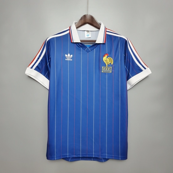 Retro France 1982 home Soccer Jersey