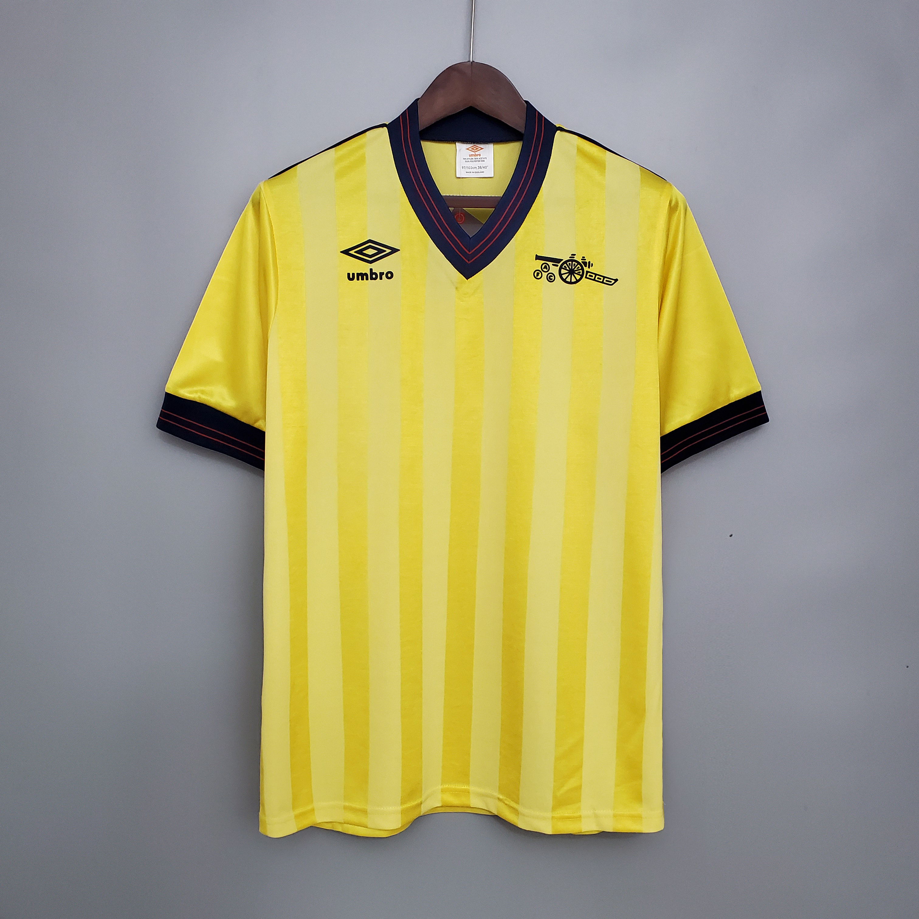 Retro 83/86 Arsenal away Soccer Jersey