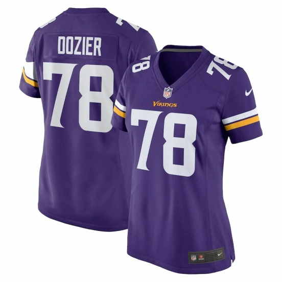 Women's Dakota Dozier Purple Player Limited Team Jersey