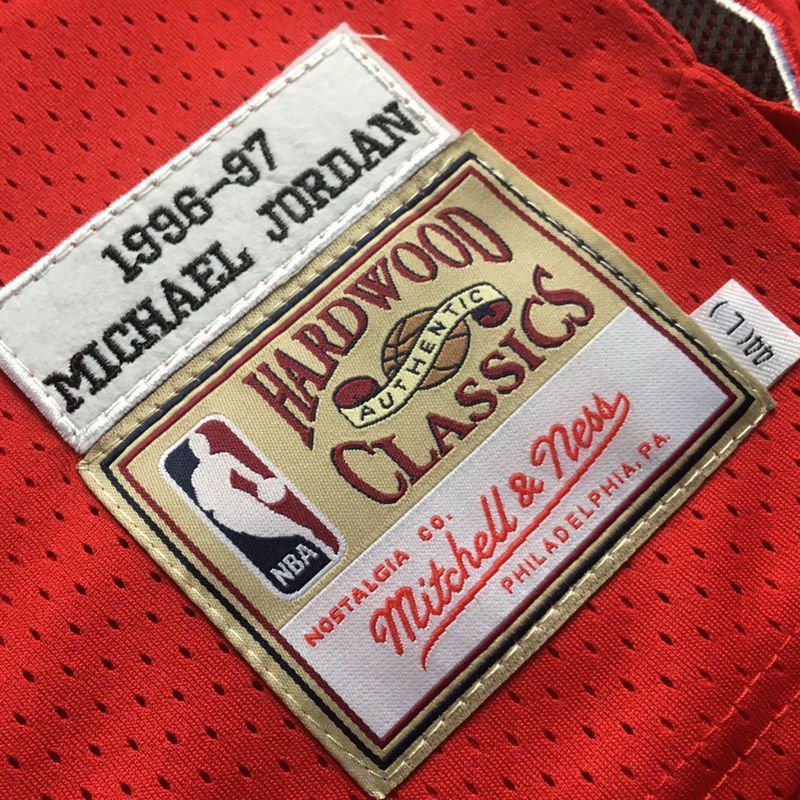 Men's Michael Jordan Red Retro Classic Team Jersey
