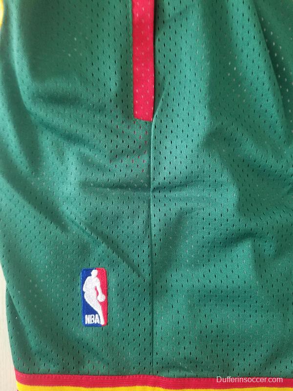 Seattle 1995-96 Throwback Classics Basketball Team Shorts