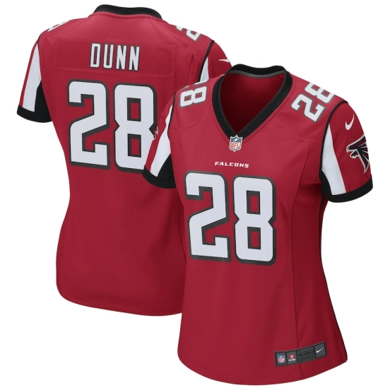 Women's Warrick Dunn Red Retired Player Limited Team Jersey