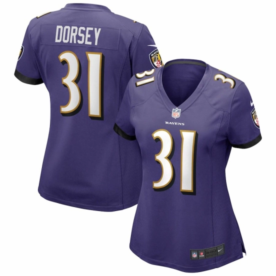 Women's Khalil Dorsey Purple Player Limited Team Jersey