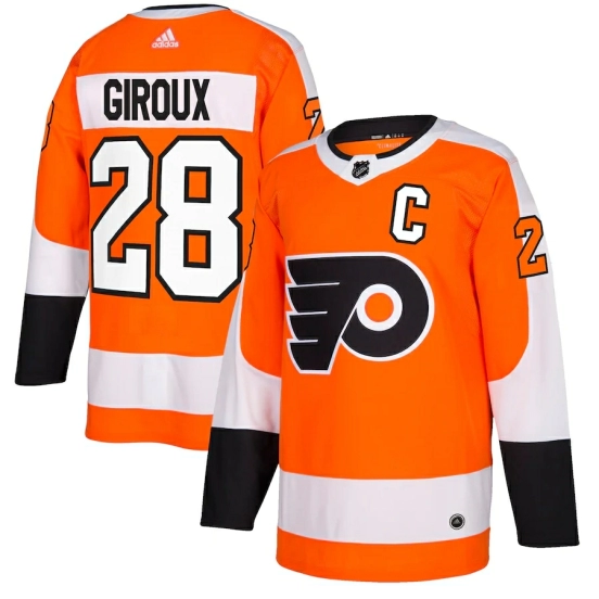 Youth Claude Giroux Orange Player Team Jersey