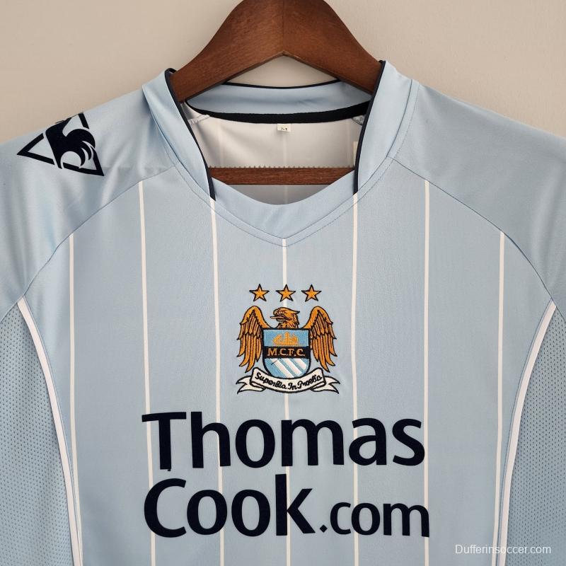 Retro 07/08 Manchester City Home Soccer Jersey