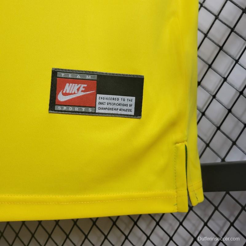 Retro 1997 Brazil Home Jersey