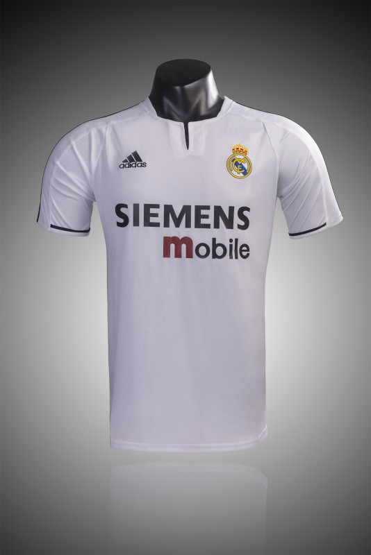 Retro 03/04 Real Madrid Home Jersey