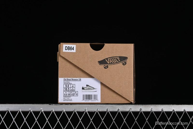 Vans Old Skool Reissue 136 High-End Series Canvas Sneakers with Toe Cap Design - VN000MT6BPQ