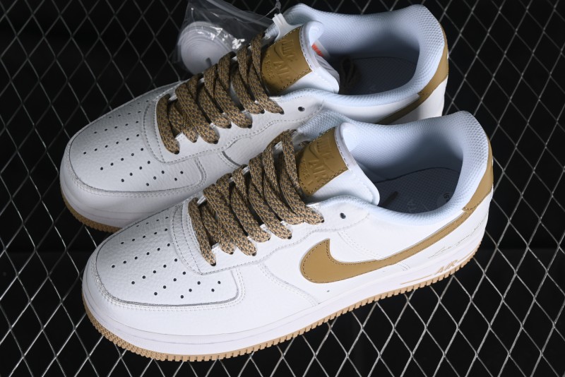 Nike Nocta x Nike Air Force 1 '07 Low "Certified Lover Boy" Khaki Classic Low-Top Casual Sneakers - LO1718-051