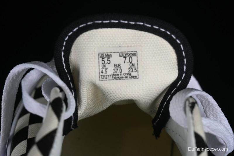 Vans Authentic Golden Coast Classic Checkerboard Slip-On Canvas Shoes - VN0A4BV4R6R