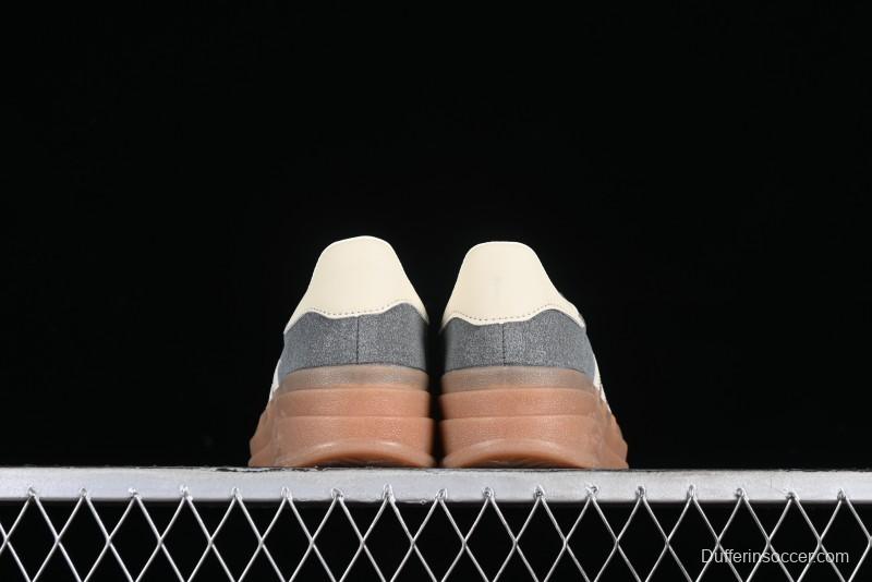 Adidas Originals Gazelle Bold IE0428 Low-Top Sneakers with Thick Sole for Casual Wear, Anti-Slip and Durable - IE0428