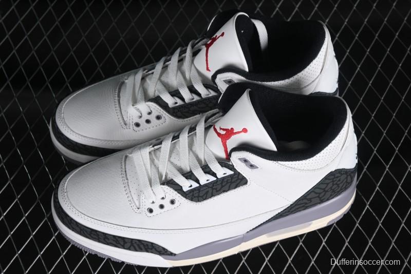 Nike Air Jordan 3 Retro Cement Grey Sneakers - CT8532-106