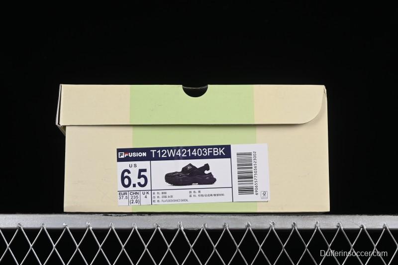 Fila Fusion Thick-Sole Hard Candy Sandals - T12W421403FBK