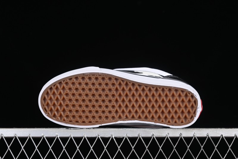 Vans Classics Knu Skool Cow Print Chunky Tongue Skate Shoes - VN0009QCB9P