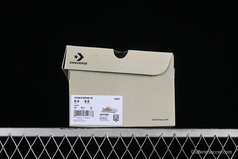 Feng Chen Wang Converse Chuck 70 Low 2-in-1 Deconstructed Canvas Sneakers - A07718C