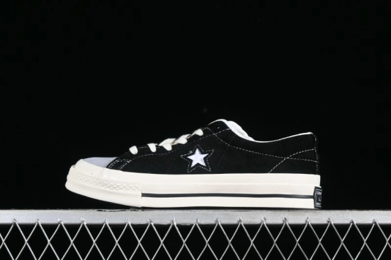 Converse One Star J Vtg Suede Low-Top Casual Sneakers in Black/Grey - M.C3