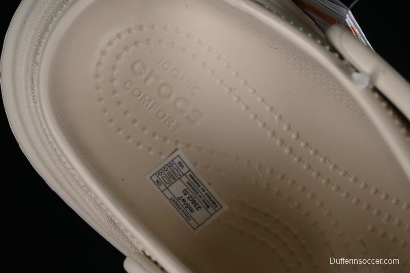 Crocs Classic Clog Snow House Retro Beach Clogs with Adjustable Heel Strap - B.D4