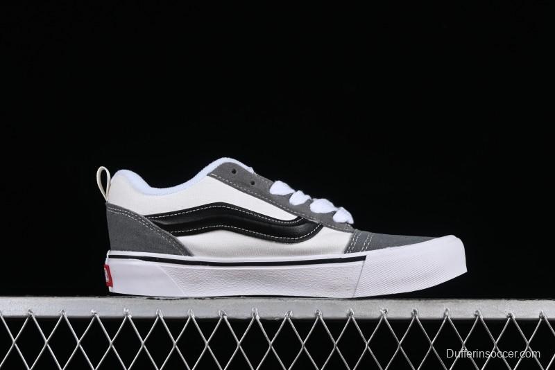 Vans Classics Knu Skool Retro Skate Shoes with Checkerboard Design - VN0009QC6PA