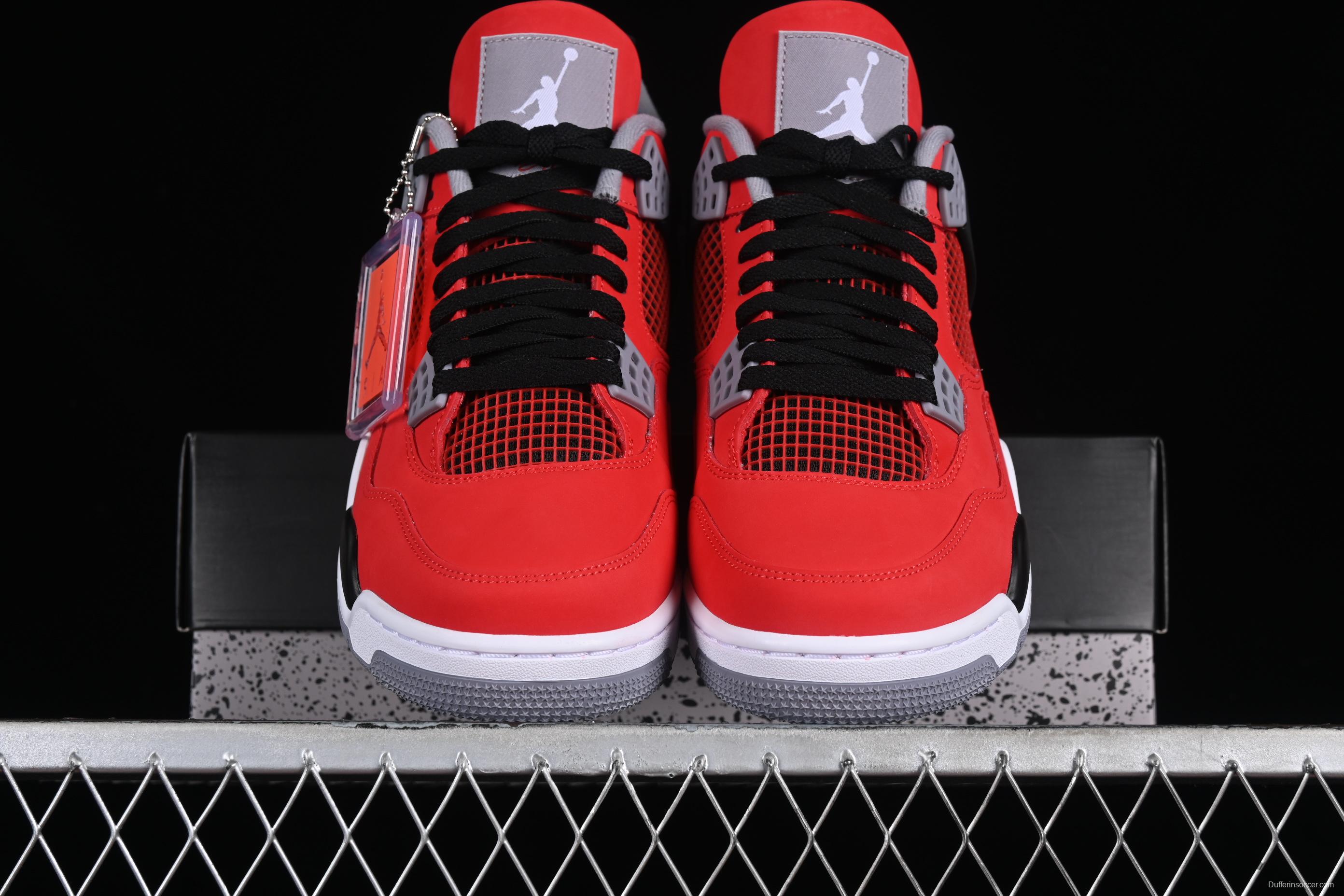 Nike Air Jordan 4 Retro "Toro Bravo" Basketball Shoes - 308497-603