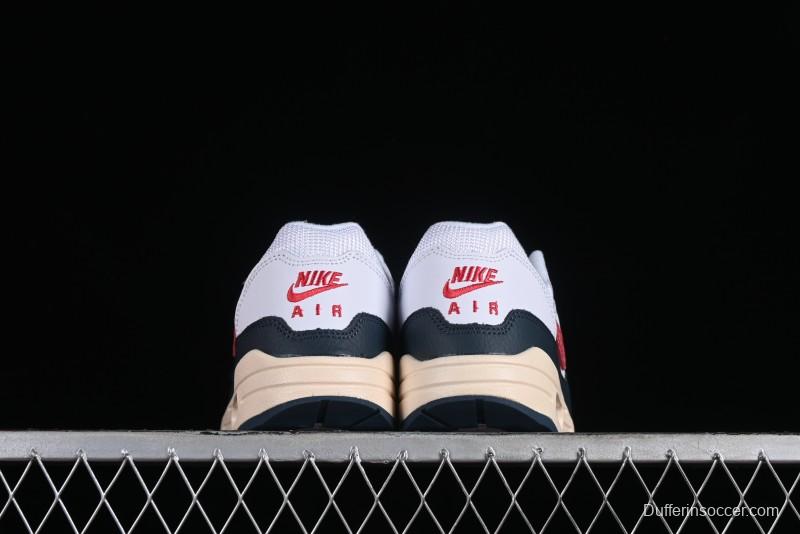 Nike Air Max 1 Premium Retro Running Shoes with Half-Sole Air Cushion - DH1348-146