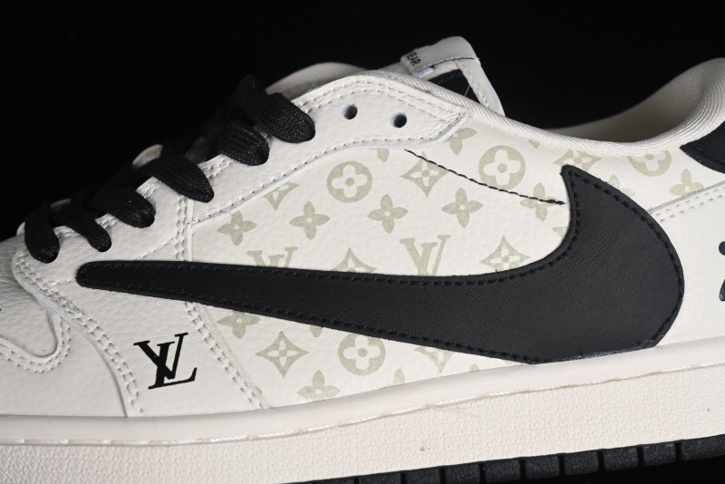 Nike Air Jordan 1 Low OG SP Travis Scott x Fragment Design Collaboration Sneakers - SJ2068-002