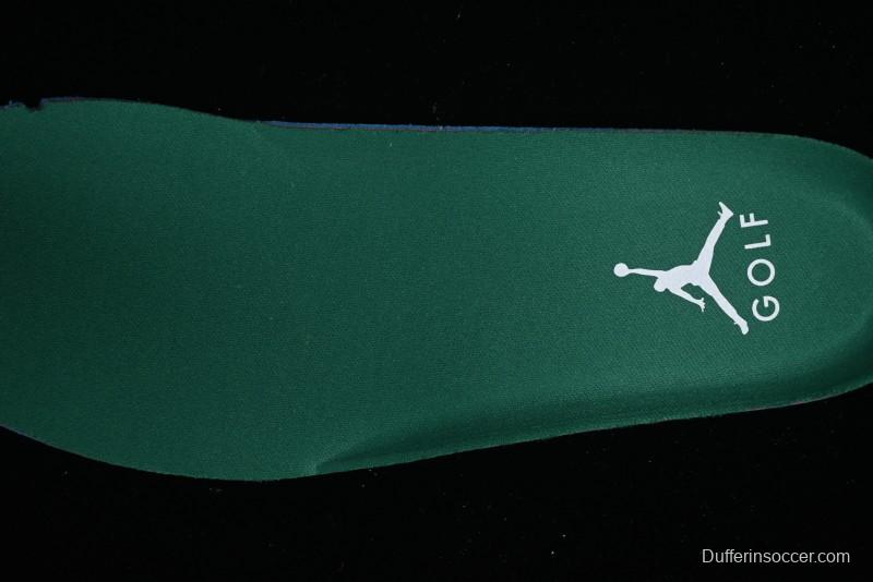 Nike Air Jordan 1 Low Golf Shoes Grey White Green - DD9315-112