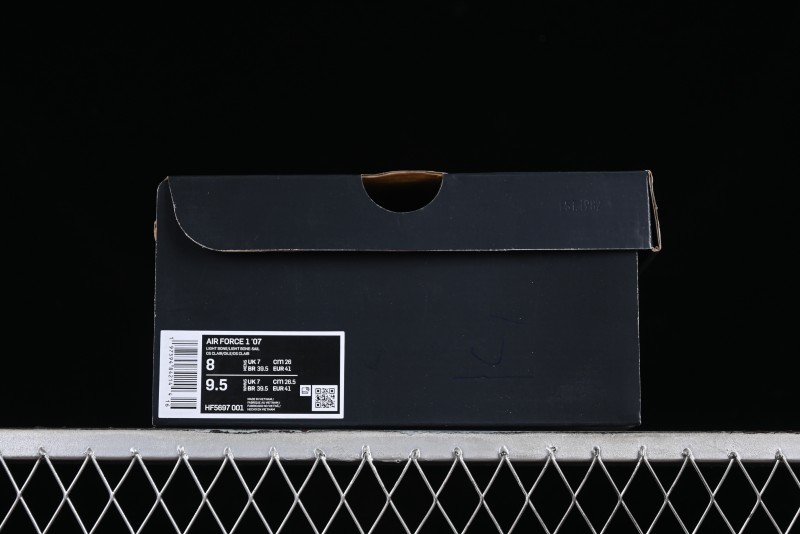 Nike Air Force 1 '07 Low Casual Sneakers with Full-Length Air Cushion - HF5697-001