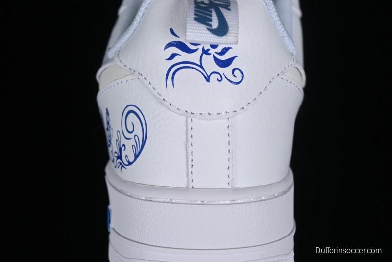 Nike Air Force 1 '07 Low "Butterfly Loves Flowers" Casual Sneakers - FB8971-100