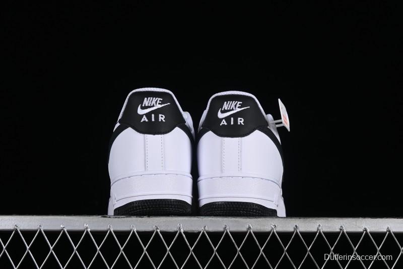 Nike Air Force 1 '07 Low Casual Sneakers in Black and White - FQ4296-101