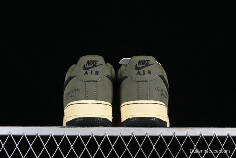 Nike Air Force 1 '07 Low LV Collaboration - Military Green Casual Sneakers - BA8806-223