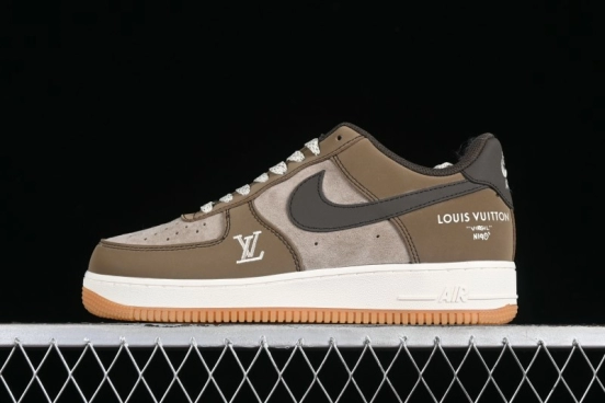 Nike Air Force 1 '07 Low LV Collaboration - Light Brown Casual Sneakers - BA8806-224