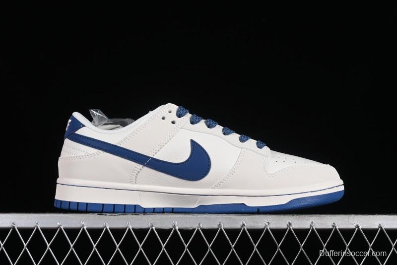 Supreme x Nike SB Dunk Low Casual Skate Shoes with Zoom Air Cushion - DQ1098-335