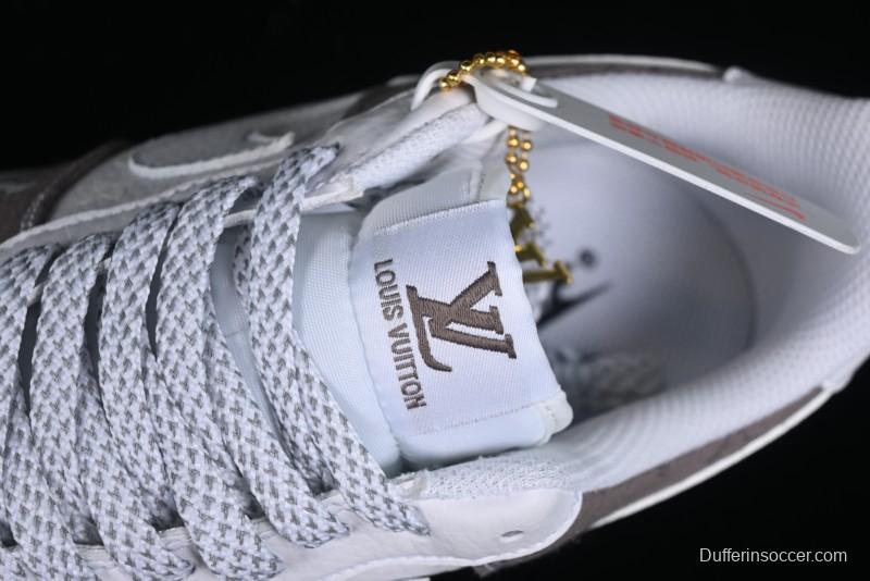 Nike Air Force 1 '07 Low Custom Casual Sneakers with Full-Length Air Cushion - CW2288-111