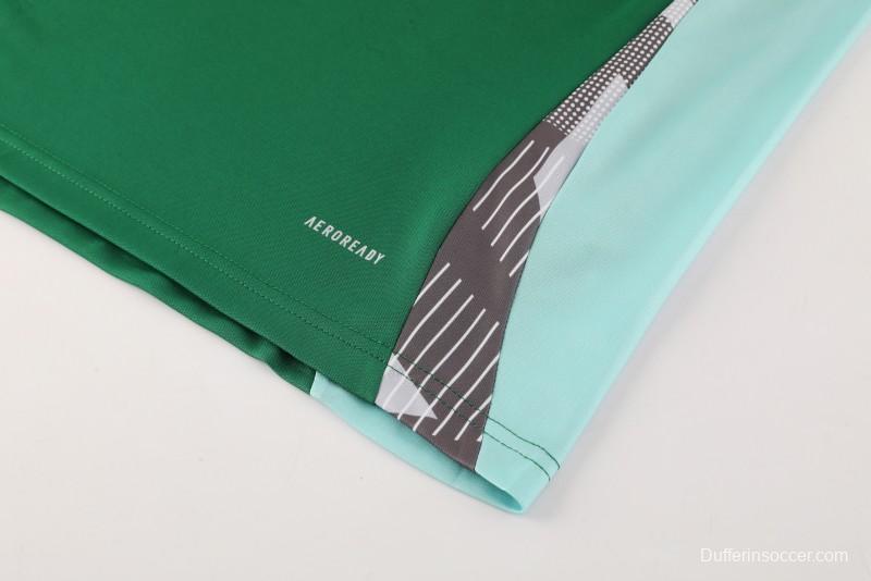 24/25 Adidas Green Short Sleeve Jersey+Shorts
