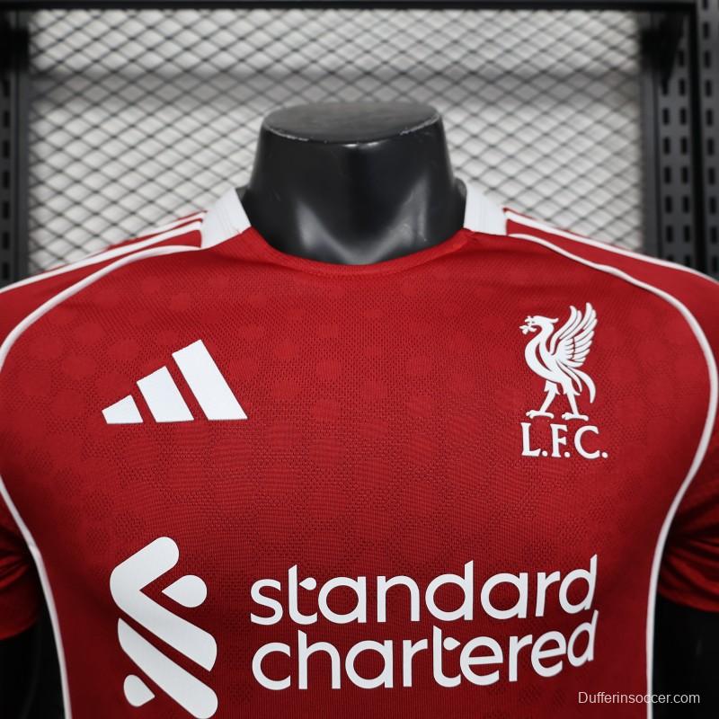 Player Version 25/26 Liverpool Home Jersey
