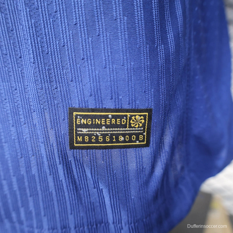 24/25 Player Version PSG Forth Blue Long Sleeve Jersey