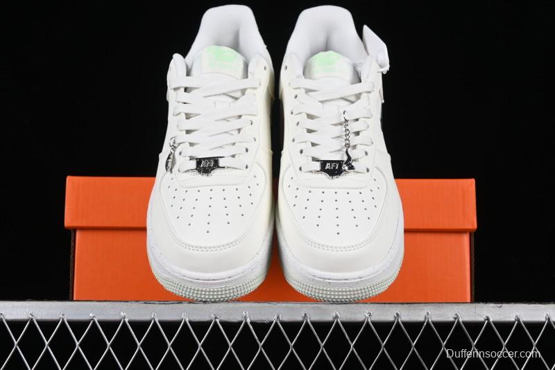 Nike Air Force 1 '07 Low Casual Sneakers with Full-Length Air Cushion - FN8540-100