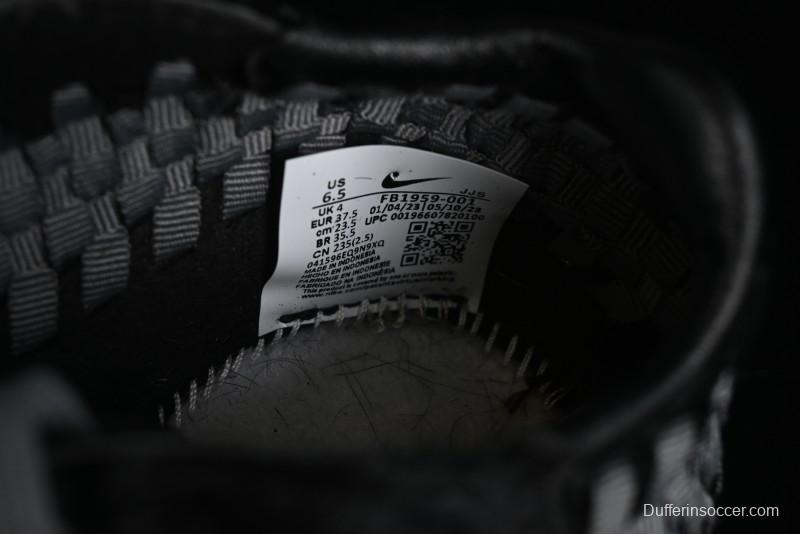 Nike Air Footscape Woven Asymmetrical Weave Slip-Resistant Low-Top Lifestyle Sneakers - FB1959-001