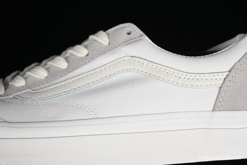 Vans Old Skool Reissue 136 Classic Low-Top Skate Shoes with Detachable Cushioned Insole - VN000MT6QC5