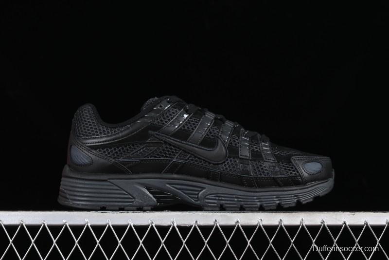 Nike P-6000 PRM Retro Casual Sneakers with Vintage Running Shoe Design - FQ8732-010