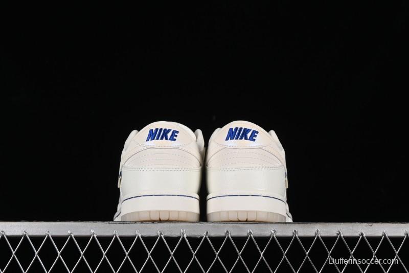Nike SB Dunk Low White Pearl Anniversary High-End Custom Low-Top Casual Skate Shoes - XB3802-346