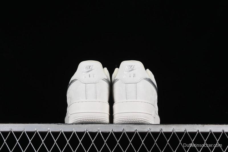 Nike Air Force 1 '07 Low Custom Traditional Chinese Brocade Casual Sneakers - AF2406-110