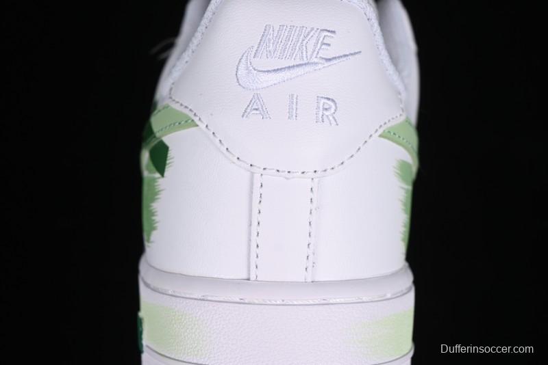 Nike Air Force 1 '07 Low Custom Hand-Painted Anime Theme with Swoosh Shadow and Strap - CW2288-111