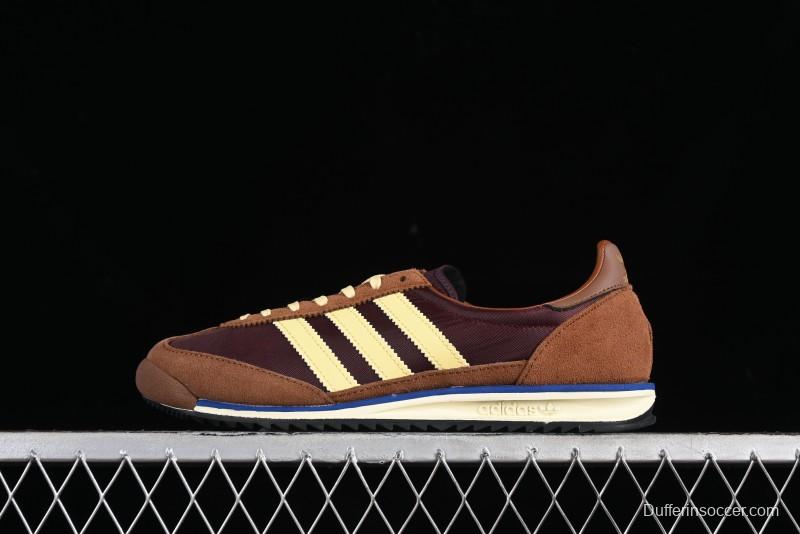 Adidas Originals SL 72 Retro Running Shoes with Nylon Upper and Suede Accents - IE3425