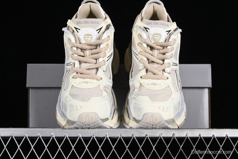 Balenciaga Runner Kith Four Color Retro Casual Sneakers - W3RNY9797