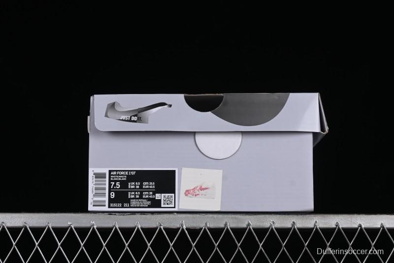 Nike Air Force 1 '07 Low Casual Sneakers with Anime Graffiti Style Crime Scene Design - 315122-211