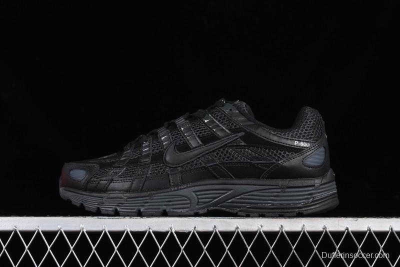 Nike P-6000 PRM Retro Casual Sneakers with Vintage Running Shoe Design - FQ8732-010