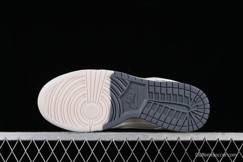 Nike SB Dunk Low Supreme Collaboration - Double Swoosh Anniversary Customized Low-Top Casual Sneakers - BB8675-105